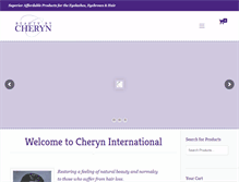 Tablet Screenshot of beautybycheryn.com